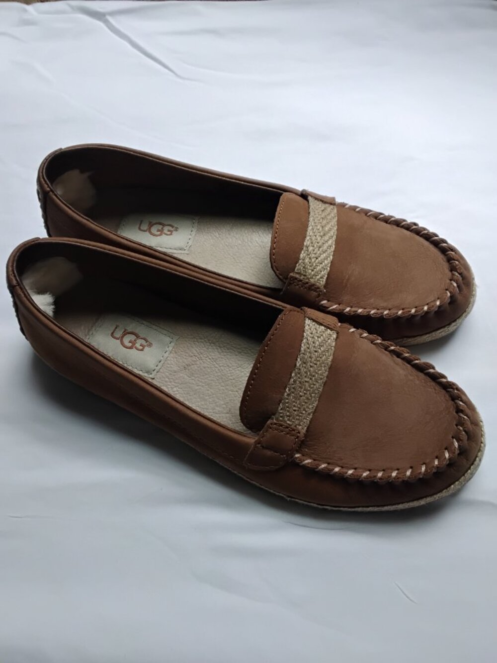 UGG Women's Suede Slip-On Moccasins - Picture 12 of 16